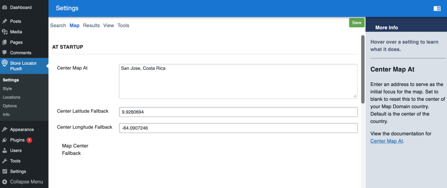 Map Center Fallback Not Rendering Map – Store Locator Plus® Internal Docs